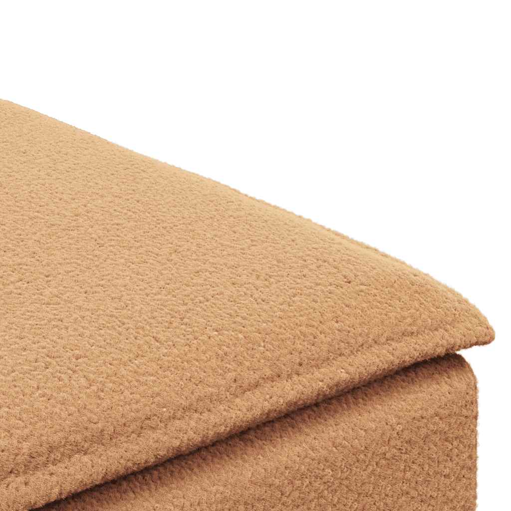 Modular Sofa Footstool Module Beige 100x100x48 cm