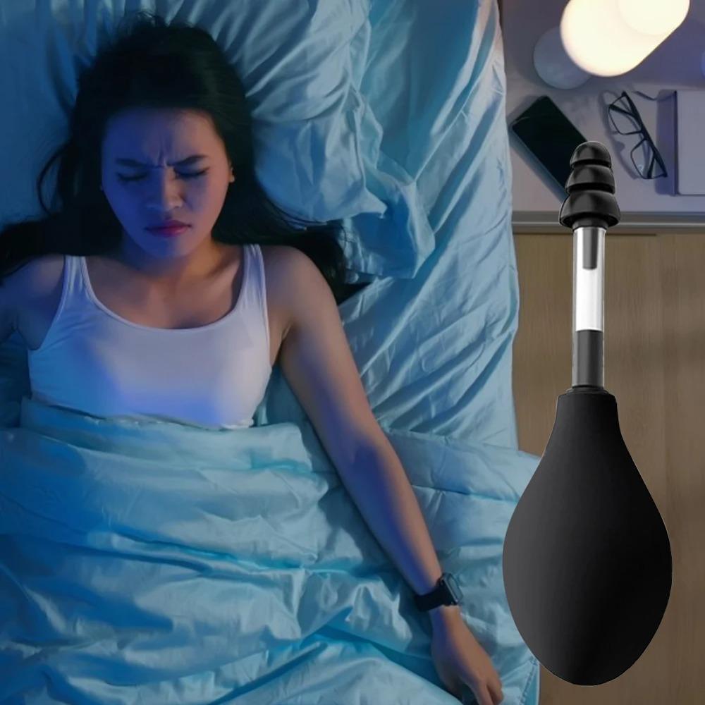 Black Grey Ear Pressure Tool Silicone Relief Suction Device Motion Sickness