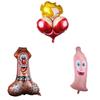 Fun Cartoon Aluminum Film Balloon Valentine's Day Prank Aluminum Foil Balloon Birthday Party Decoration