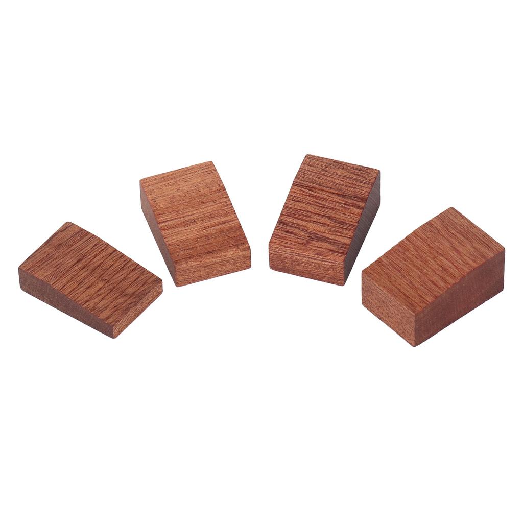 4PCS Floating Tremolo Set Up Block 4 Sizes Mahogany Wood Bridge Floating Tremolo Stopper