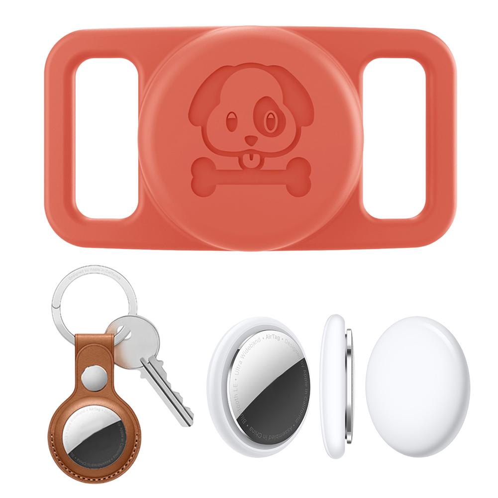 1-10 шт. для Airtag чехол для держателя Air Tag водонепроницаемый для AirTag держатель для ошейника для собак чехол для ошейника для домашних животных силиконовый для ошейника 0,6-1,1"