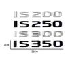 1Pcs Chrome Metal Black Silver IS200 IS300 IS250 IS350 ALTEZZA Logo Auto Body Rear Trunk Emblem Badge Sticker For Lexus
