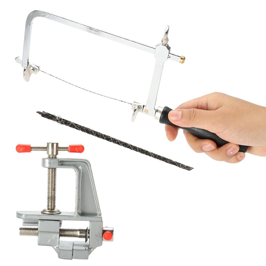 Hacksaw&Saw Blade&Vise Jewelry DIY Repair Tools Set