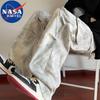 NASA MARVEL Men's Loose Straight Cargo Pants