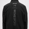 Move Sports Cross Descente Эластичная тканая куртка-стойка Мягкая на ощупь и удобная для тренировок, бега, ходьбы, мужская, двойного плетения, BK00