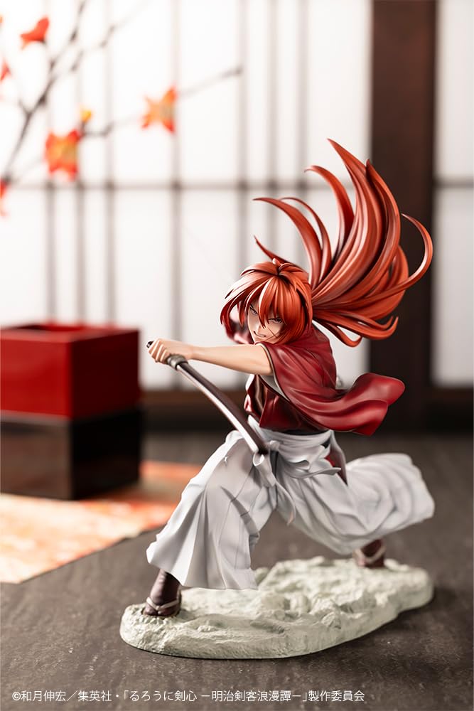 Kotobukiya Телевизионный аниме-мечник Кеншин Романтичный ARTFX J Химура Кеншин масштабная ПВХ окрашенная готовая фигурка "Rurouni -Meiji Story-" 1/8