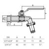 1/2” Brass Garden Tap