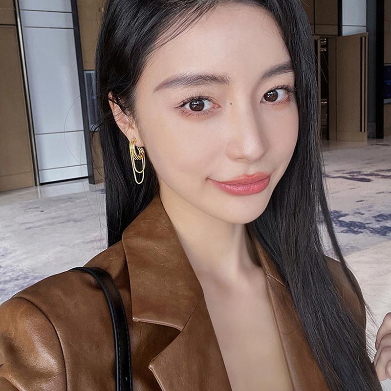 Женственные темпераментные металлические серьги с геометрическими кисточками 2024, новый дизайн ювелирных изделий, роскошные аксессуары для свадебной вечеринки для женщин, подарок