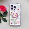 Colorful Real Dry Flower Phone Case For iPhone 17 11 12 13 14 15 16 Pro Max 16e Plus Luxury Handmade Floral Soft Clear TPU Cover