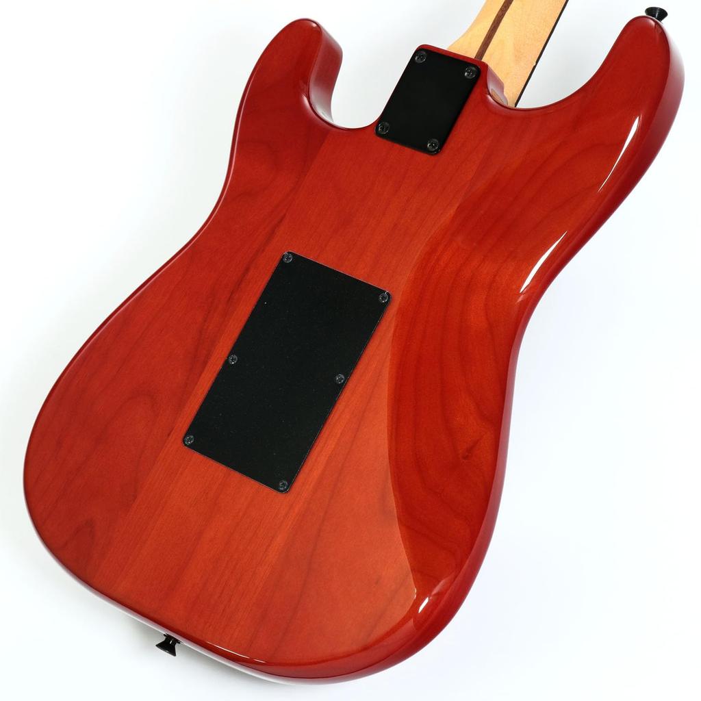 Fender /ISHIBASHI FSR MIJ Hybrid II Stratocaster HSS Koa Top Black Hardware