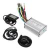 Electric Bicycle 17A Controller with KTLCD7U Display Panel Sensor Throttle for 350W Motor