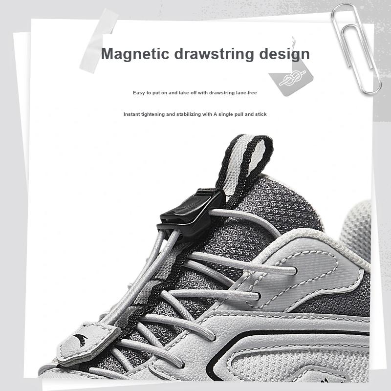 Anta Comfortable Versatile Non-Slip Wear-Resistant Low-Top Kids Running Shoes Kids Sneaker Gray White A12438802-2