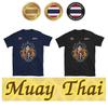 Antient Tiger Muay Thai T-Shirt Kick Boxing 3D Print Tattoo Protect Immortal Quick Dry Men Women Unisex Short Sleeve Round Neck MMA Mix Martial Art