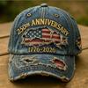 Памятная Бейсболка к Годовщине, Для Мужчин и Женщин, Винтажная Стирка Хлопка, Snapback с Защитой от Солнца, Регулируемый Ремешок, Последняя США 250-я
