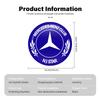 8pcs Car Door Keyhole Sticker Lock Protector Anti-blocking Decal For Mercedes Benz AMG A C E S G Class W201 W210 W108 W204 W205 UWXYZ1