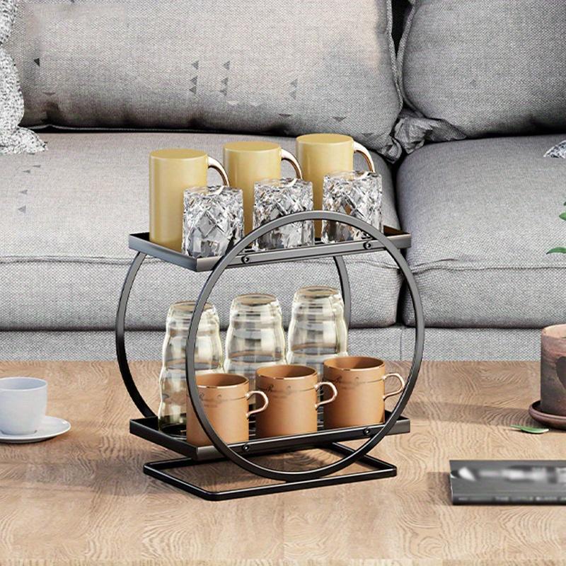 1 шт., двухъярусная круглая полка для хранения средств по уходу за кожей, парфюмерии и косметики золотого/черного цвета, легкий комод в стиле люкс и полка-органайзер для ванной комнаты.