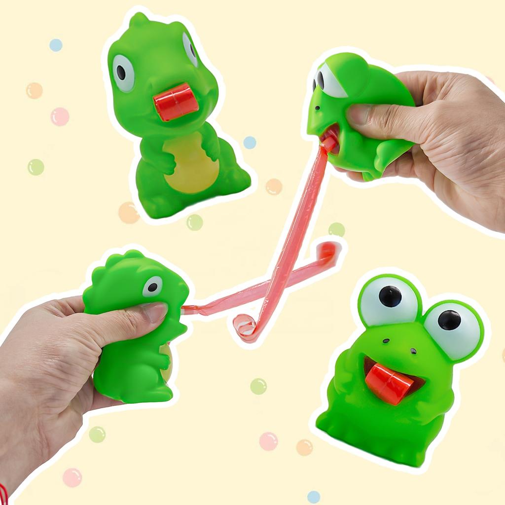 2/5 шт. Игрушка-лягушка с защемляющим языком, игрушка для досуга и снятия стресса, школьный подарок для детей, подарок на вечеринку, лягушка с большими глазами