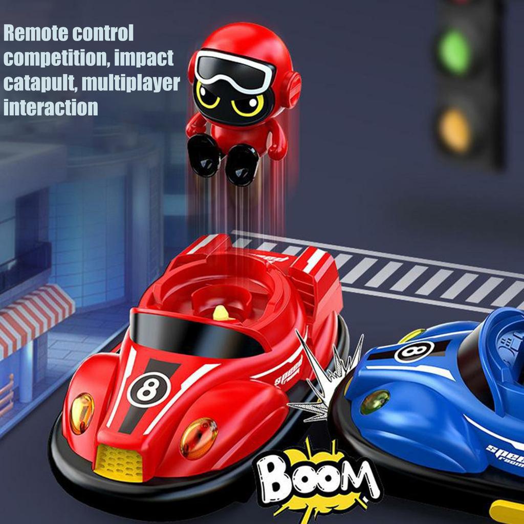 Новый бамперный автомобиль с дистанционным управлением для двух человек, гоночный автомобиль, дрифт, столкновение, катапультирование, карт, игрушка для взаимодействия родителей и детей