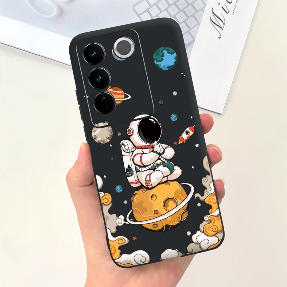 Чехол для Vivo V27 Чехол для Vivo V27e V2237 Милый Модный Расписной Чехол Мягкий Силиконовый Чехол для Телефона Для Vivo V27 Pro V 27 V27e Задняя Крышка Сумки