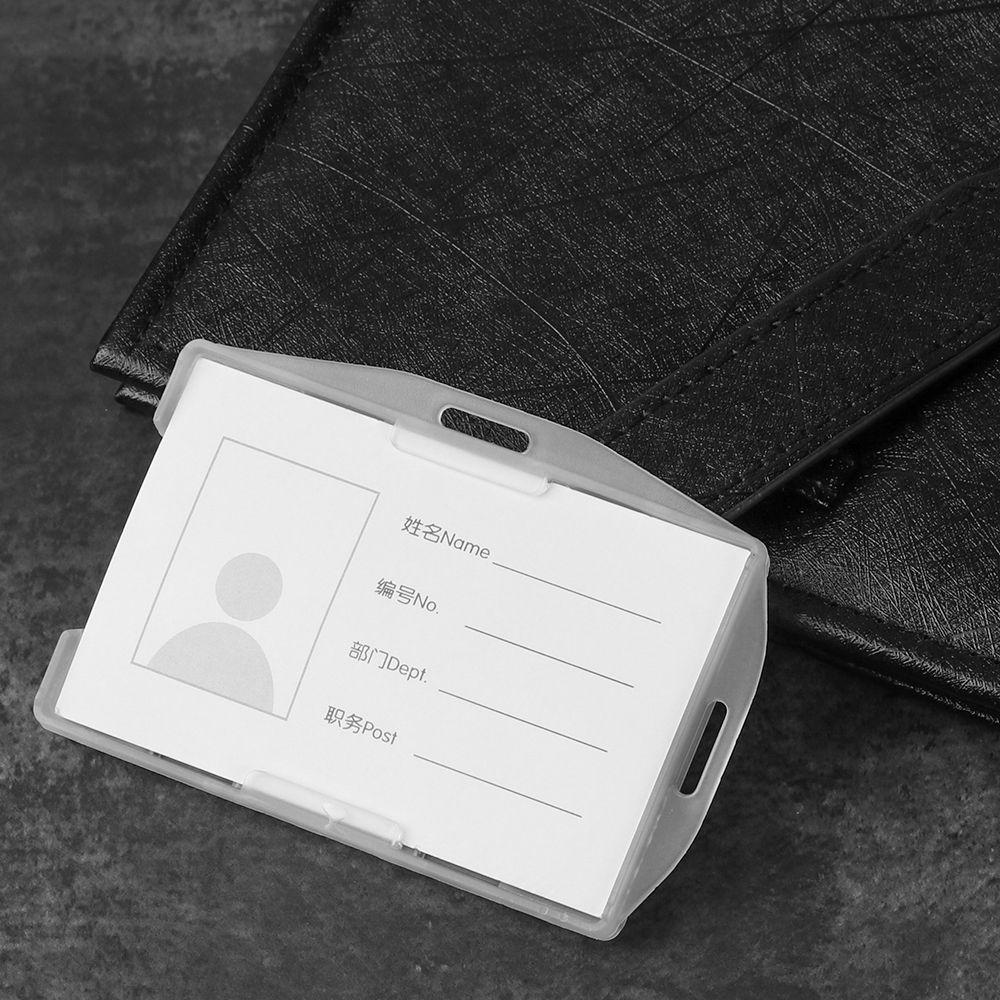 Protector Cover ID Business Case Badge ID Card Pouch Work Card Holders Name Card Card Sleeve