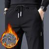 Men's Casual Pants, Autumn and Winter Fleece Pants, Straight-leg Loose Long Pants, Sports Pants for Men