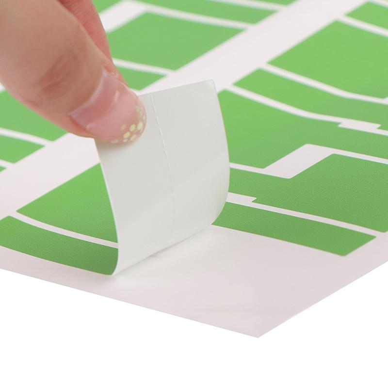 30 шт./лист самоклеящаяся наклейка на кабель водонепроницаемая идентификация красочные бирки