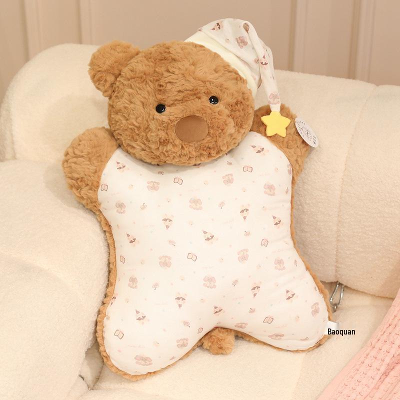 Giant Soothing Animal Plush Hug Pillow - Cute Stress Relief Gift for Girls' Birthdays