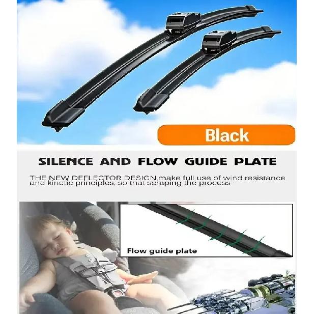 LHD Front Windshield Wiper Blades For VW Transporter Multivan T4 T5 T6 1993- 2pc Window Caravelle EuroVan Accessories