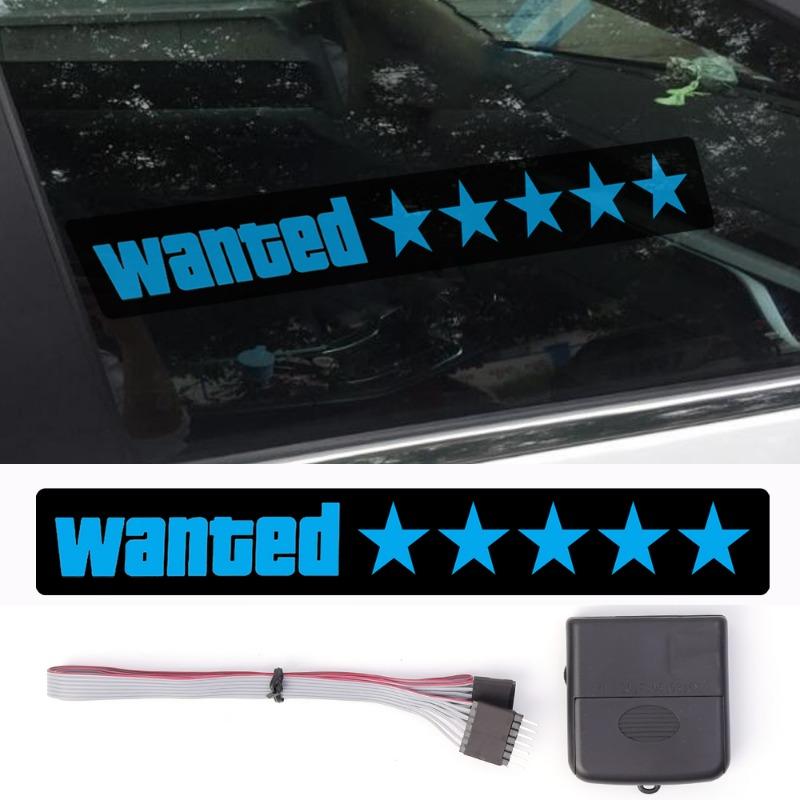 5 звезд Требуются новые светодиодные светоизлучающие наклейки на лобовое стекло, декоративные светящиеся панели, светодиодные наклейки с холодным светом для ночного бега