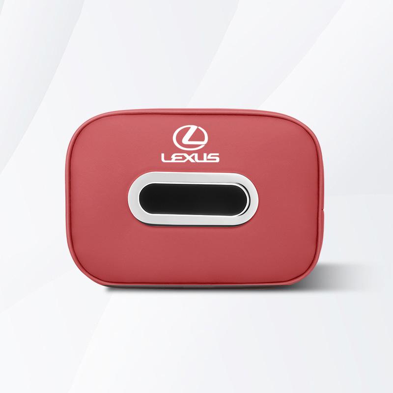 Car Tissue Box Quality Leather Auto Paper Towel Storage Bag For Lexus F-SPORT ES RX NX LS UX LM LX GX LC RZ IS CT GS RC HS SC
