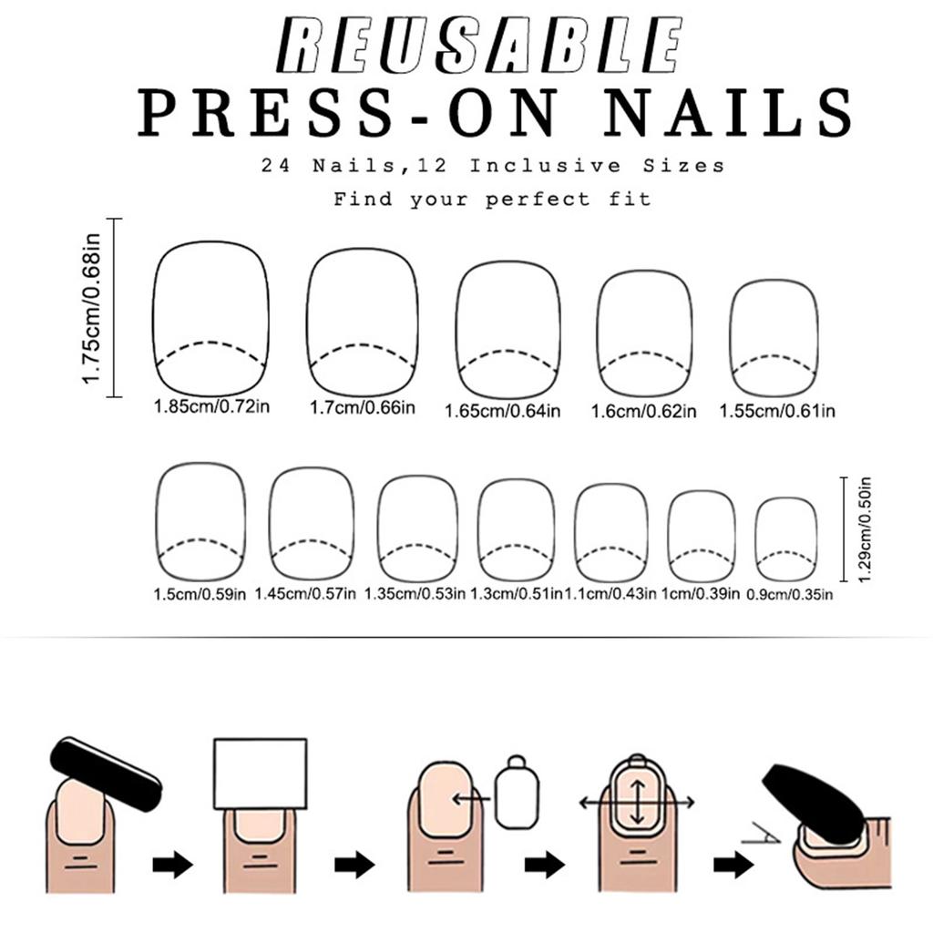 24 шт. накладные ногти с цветами светло-зеленого цвета, глянцевые, с полным покрытием, наклеиваются на ноготь, короткие, квадратные, накладные ногти