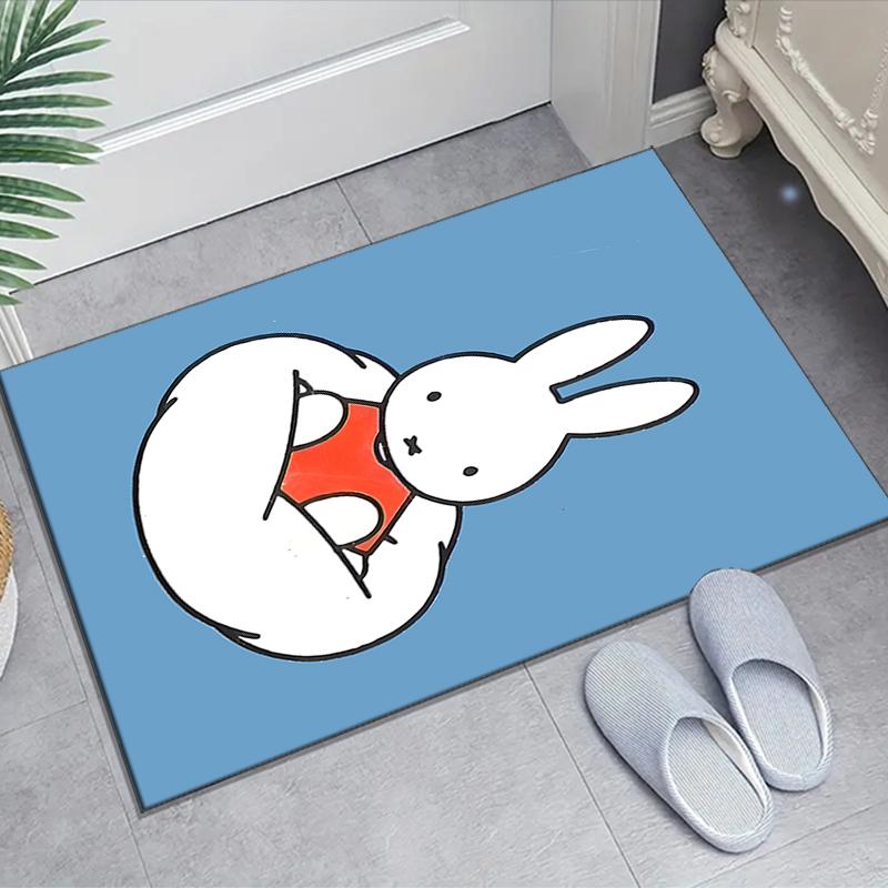 1pc Miffy4 Design Area Rug - Non-Slip, Soft & Cozy Floor Mat for Living Room, Bedroom, Office - Indoor/Outdoor Decorative Carpet