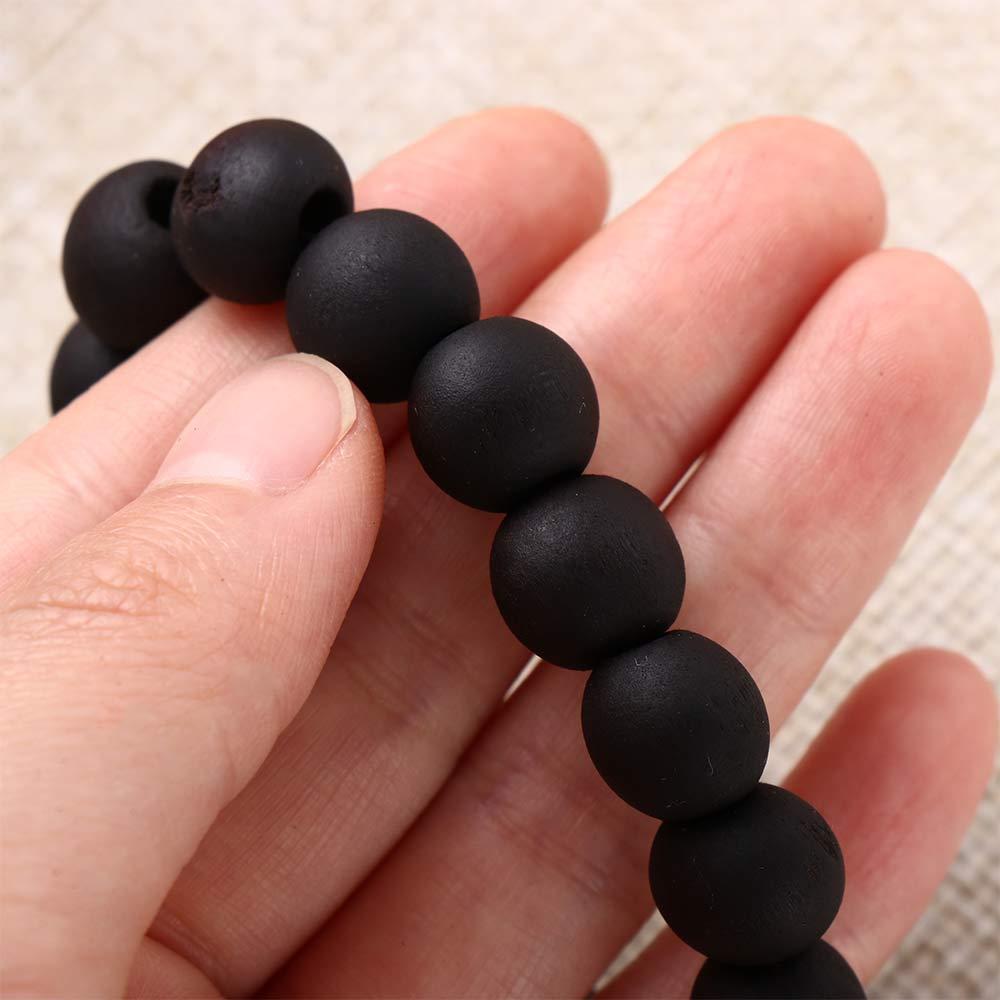 Women Charm Wrist Bracelet Buddha Beads Wood