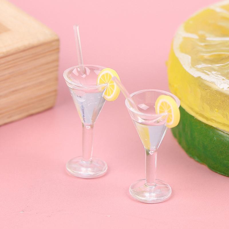 2шт 1:12 миниатюрных кукольных домиков, стаканчики для лимонного сока, кухонные принадлежности, игрушки