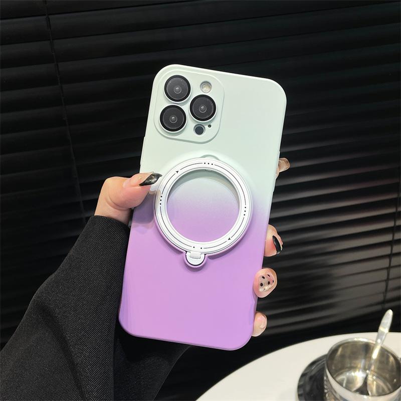 Подходит для iPhone14Pro, чехол для мобильного телефона с постепенным изменением матовой магнитной присоской, чехол для Apple 13, универсальная пленка для объектива 12, мягкий чехол