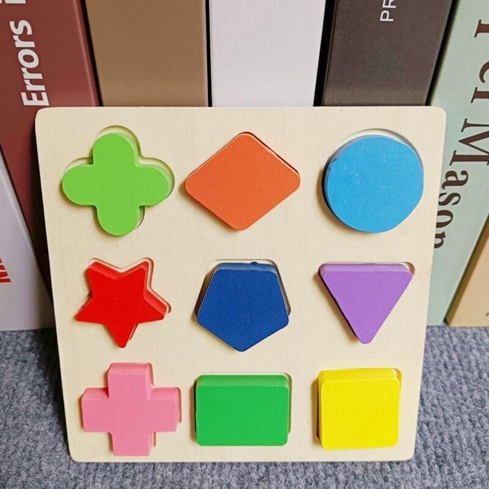 Ability Geometric Shape Board Hand Grabbing Board 3D Puzzle Activity Board 3D Geometric Board