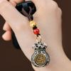 Vintage Cupronickel Alloy Wallet Key Chain Men'S Fortune Car Key Ring Women'S Backpack Charms Lucky Jewelry