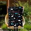 1PC Dinosaur PlanetOutdoor Flannel Blanket - Soft Plush Decor for Picnics, camping, Bedroom, Playroom, Office, or Lunch Break 1215A