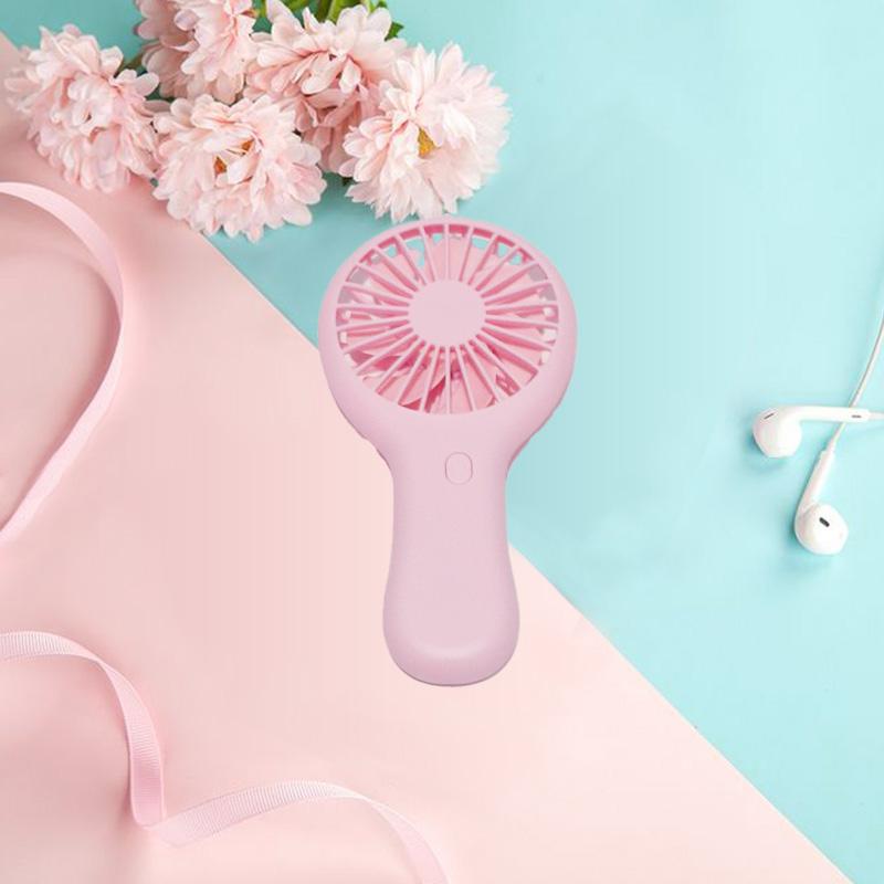 Ручной мини-маленький вентилятор, креативная зарядка через USB, 3 скорости ветра, низкий уровень шума, настольный офисный студенческий холодильник, небольшой вентилятор