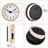 70 мм Встраиваемый часовой механизм Золотистый акцент Пластиковая рамка Металлический циферблат Быстрая установка Для часов и интерьера