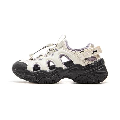 Li Ning Классическая Мода Липучка Универсальные Ретро Толстая Подошва Увеличение Роста Нескользящие Дышащие Износостойкие Крик Обувь Женская Обувь AGUV020-2