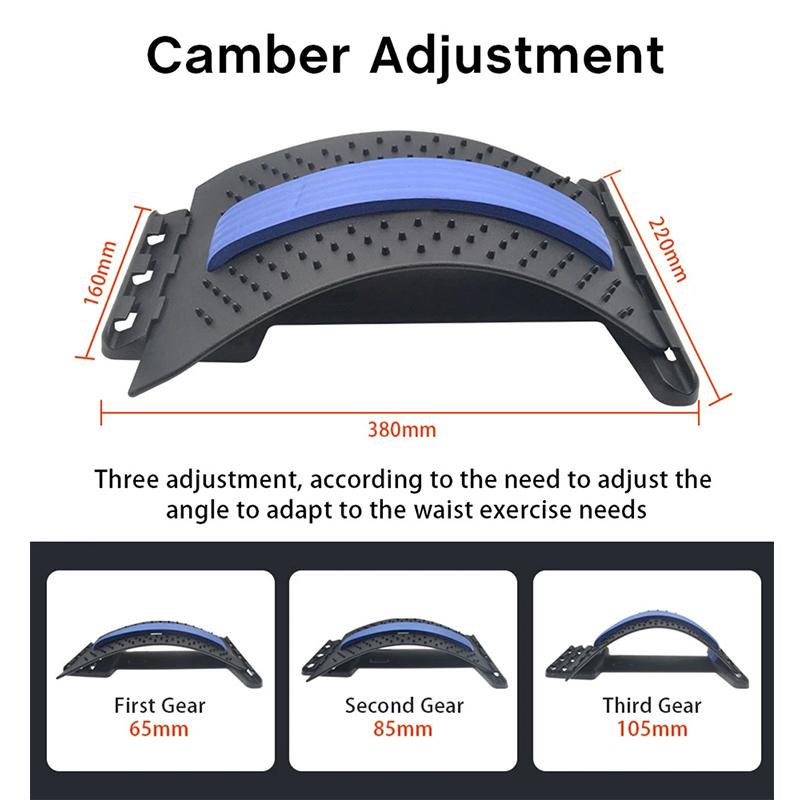 Магнитный массаж спины, носилки для расслабления мышц, корректор осанки, растяжка спины, носилки для позвоночника, поясничная поддержка, облегчение боли