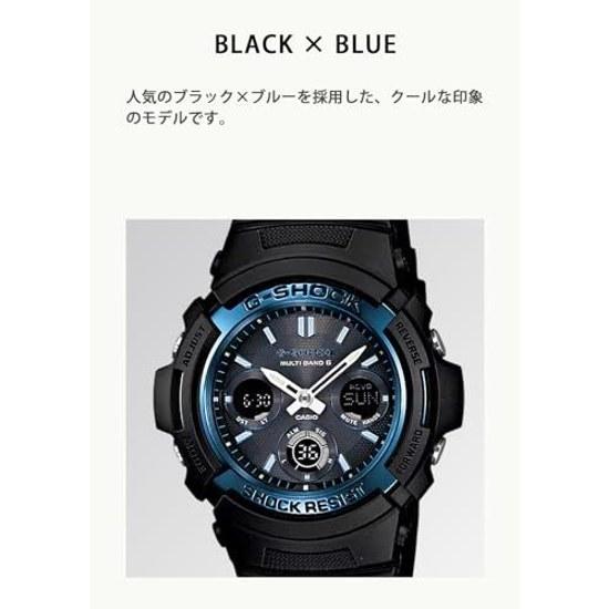 Casio Wristwatch G-Shock Radio Solar AWG-M100A-1AJF Mens Black