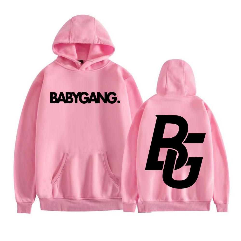 Rapper Baby Gang Album Logo Hoodie Men Women Clothing Fleece High Quality Sweatshirt Fashion Gothic Oversized Hoodies Streetwear