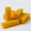 10PCS Beeswax Flakes DIY Candle Handrolled Honeycomb Design Candles Smokeless Wax Candle for Party Dating Home Dinner Table Deco