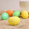 Yousheng 18 шт. пенопластовых пасхальных яиц, самодельные поддельные цветные яйца, наполнители для пасхальных корзин, пятнистые искусственные яйца для пасхальных венков для охоты на яйца, декор