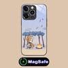Игровой чехол для мобильного телефона GI Gorou для iPhone 17 16 15 14 13 12 11 Air Pro Max Plus Mini MagSafe Стеклянный Цветной Чехол Красивый Чехол