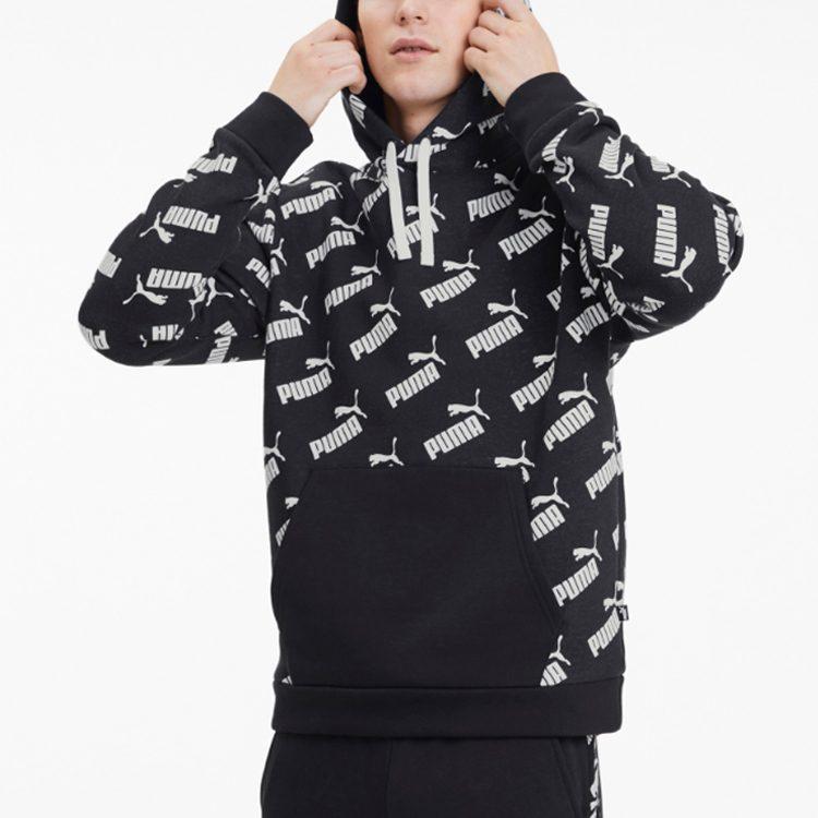 Puma Толстовки Мужские Черные С Капюшоном Умеренная Обычная 582795-01