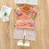 Kids Short Sleeve T-shirt + Shorts Set Summer