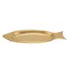 Stainless Steel Fish Shaped Plate Decorative Food Tray Kitchen Tools Appetizer Tray  Birthday Party